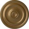 Ekena Millwork Devon Ceiling Medallion (Fits Canopies up to 3 5/8"), Hand-Painted Pale Gold, 15 3/4"OD x 1 1/2"P CM15DEPAS - alternate 1